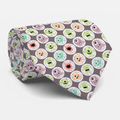 Whimsical Monsters Fun Custom Necktie Tie Krawatte (Gerollt)