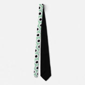 Whimsical Monsters Fun Custom Necktie Tie Krawatte (Rückseite)