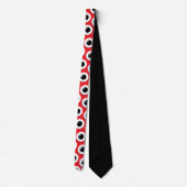Whimsical Monsters Fun Custom Necktie Tie Krawatte (Rückseite)