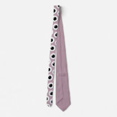 Whimsical Monsters Fun Custom Necktie Tie Krawatte (Rückseite)