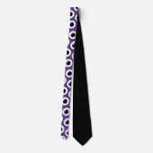 Whimsical Monsters Fun Custom Necktie Tie Krawatte (Rückseite)