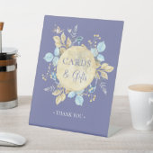 Whimsical Moon Lila Baby Duschkarten & Geschenke Sockelschild (In SItu)