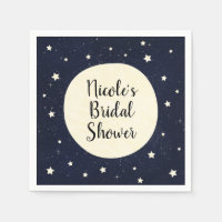 Whimsical Moon & Stars Celestial Baby Dusche