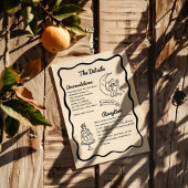 Whimsical Moon Wedding Details Enclosure Card Dankeskarte