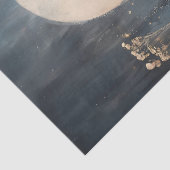 Whimsical Moonlit Fairy in Wildblumen Decoupage Seidenpapier (Detail)