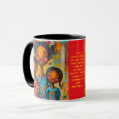 Whimsical Motherhood Tasse mit Inspiration Zitat (Vorderseite Links)