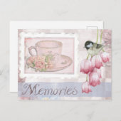 Whimsical Mother's Day Scrapbook Journal-Erinnerun Postkarte (Vorne/Hinten)