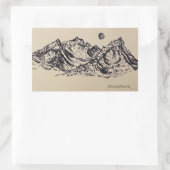 Whimsical Mountain Sticker (Tasche)