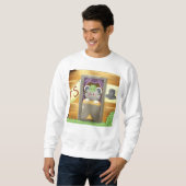 Whimsical Mouse Vendor – Cute Hat Booth Character  Sweatshirt (Vorne ganz)