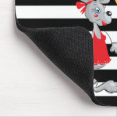 Whimsical Mouses - ich wähle dich immer aus, Strei Mousepad (Ecke)