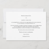 Whimsical MR & MRS Weihnachtssehen Fotos Feiertagskarte (Rückseite)