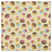 Whimsical Muffins und Cupcakes Backmuster Stoff (Muster)