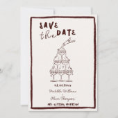 Whimsical Mulled Wine Save the Date Einladung (Vorderseite)
