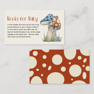 Whimsical Mushroom Baby Shoooks for Baby Begleitkarte