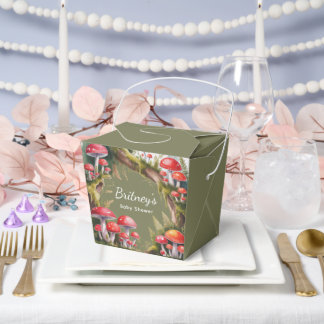Whimsical Mushroom Baby Shower Geschenkschachtel