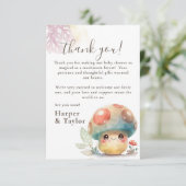 Whimsical Mushroom Dankeskarte (Stehend Vorderseite)