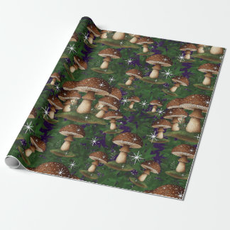 Whimsical Mushroom Forest - bezaubernde Natur Geschenkpapier