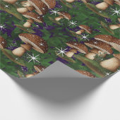 Whimsical Mushroom Forest - bezaubernde Natur Geschenkpapier (Ecke)