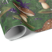 Whimsical Mushroom Forest - bezaubernde Natur Geschenkpapier (Rolleneckpunkt)