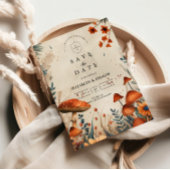 Whimsical Mushroom Forest Wedding Save The Date