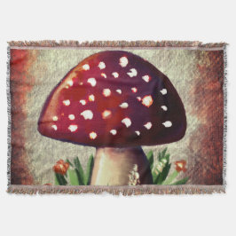 Whimsical Mushroom & Fungi Motif – Nature-Inspired Decke