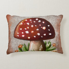 Whimsical Mushroom & Fungi Motif – Nature-Inspired Dekokissen