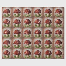 Whimsical Mushroom & Fungi Motif – Nature-Inspired Geschenkpapier