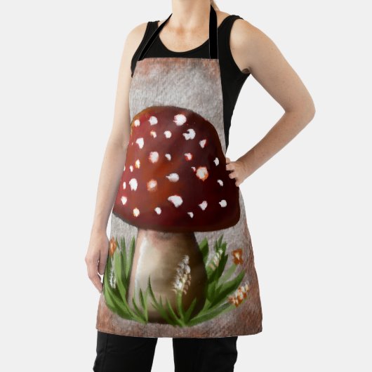 Whimsical Mushroom & Fungi Motif – Nature-Inspired Schürze (InSitu)