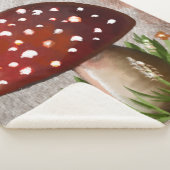 Whimsical Mushroom & Fungi Motif – Nature-Inspired Sherpadecke (3/4)