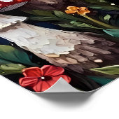 Whimsical Mushroom Garden Poster (Ecke)