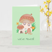 Whimsical Mushroom House Wir haben die grüne Karte (Gelbe Blume)