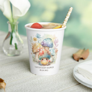 Whimsical Mushroom Pappbecher