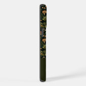 Whimsical Mushroom Pattern Individuelle Name iPhone Hülle (Rechte Seite)