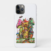 Whimsical Mushroom Village Fantasy Artwork Case-Mate iPhone Hülle (Rückseite)