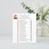 Whimsical Mushroom Watercolor Er sagte, sie sagte (Stehend Vorderseite)