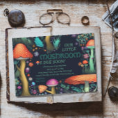 Whimsical Mushroom Woodland Forest Baby Dusche Einladung