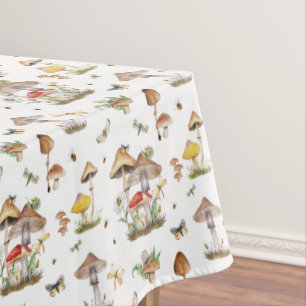 Whimsical Mushroom Woodland Tableclout verzauber Tischdecke