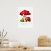 Whimsical Mushroom Zitat Poster - Schicksal Zitat (Küche)