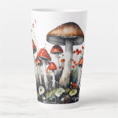 Whimsical Mushrooms Fungi Patch Milchtasse (Vorderseite)