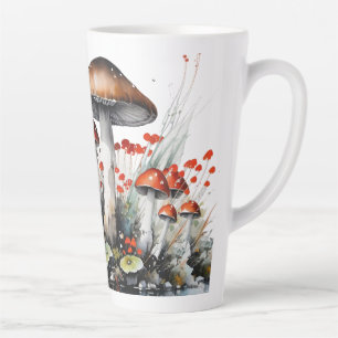 Whimsical Mushrooms Fungi Patch Milchtasse