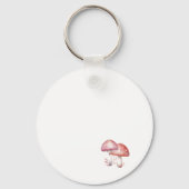 Whimsical Mushrooms Roomie Charm Bester Mitbewohne Schlüsselanhänger (Rückseite)