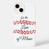Whimsical music "For the Liebe of music" Case-Mate iPhone Hülle (Rückseite)