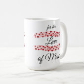 Whimsical music "For the Liebe of music" Kaffeetasse (VorderseiteRechts)