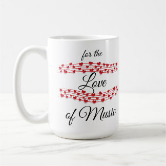 Whimsical music "For the Liebe of music" Kaffeetasse