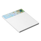 Whimsical Musical Painted Heart Header Notizblock (angewinkelt)