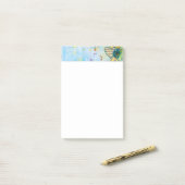 Whimsical Musical Painted Heart Header Post-it Klebezettel (Auf Schreibtisch)