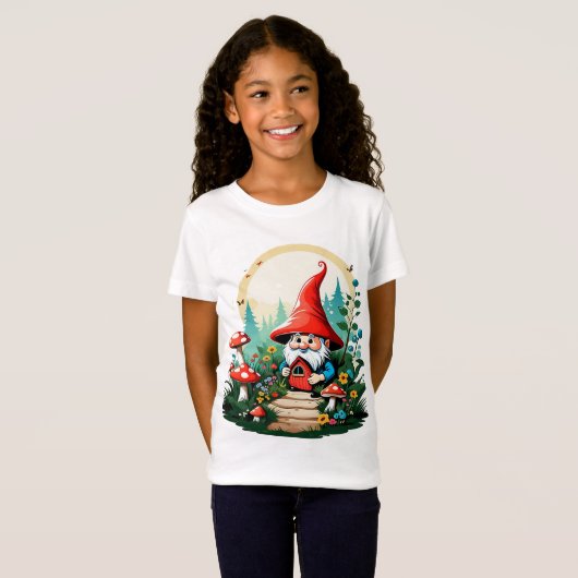 Whimsical Nature Art T-Shirt (Vorne ganz)
