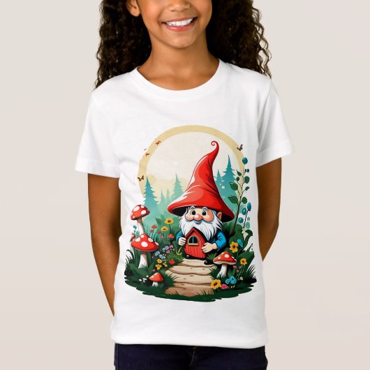 Whimsical Nature Art T-Shirt (Vorderseite)