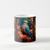 Whimsical Nature Blue Bird Kaffeetasse (Mittel)