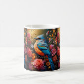 Whimsical Nature Blue Bird No. 4 Kaffeetasse (Mittel)